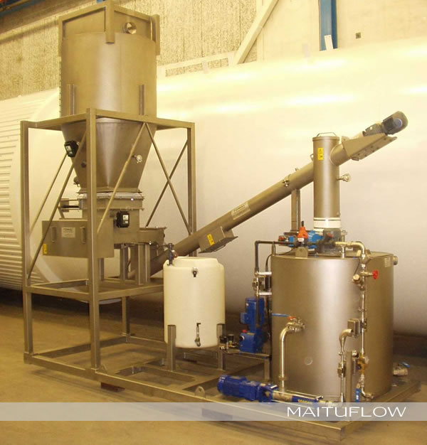 石灰、活性炭、高錳酸鉀投加系統(tǒng)